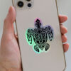 Turtle sticker on phone case