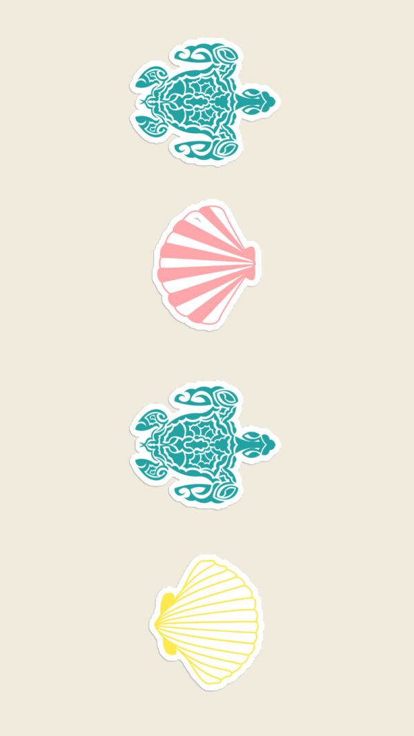 Ocean life stickers